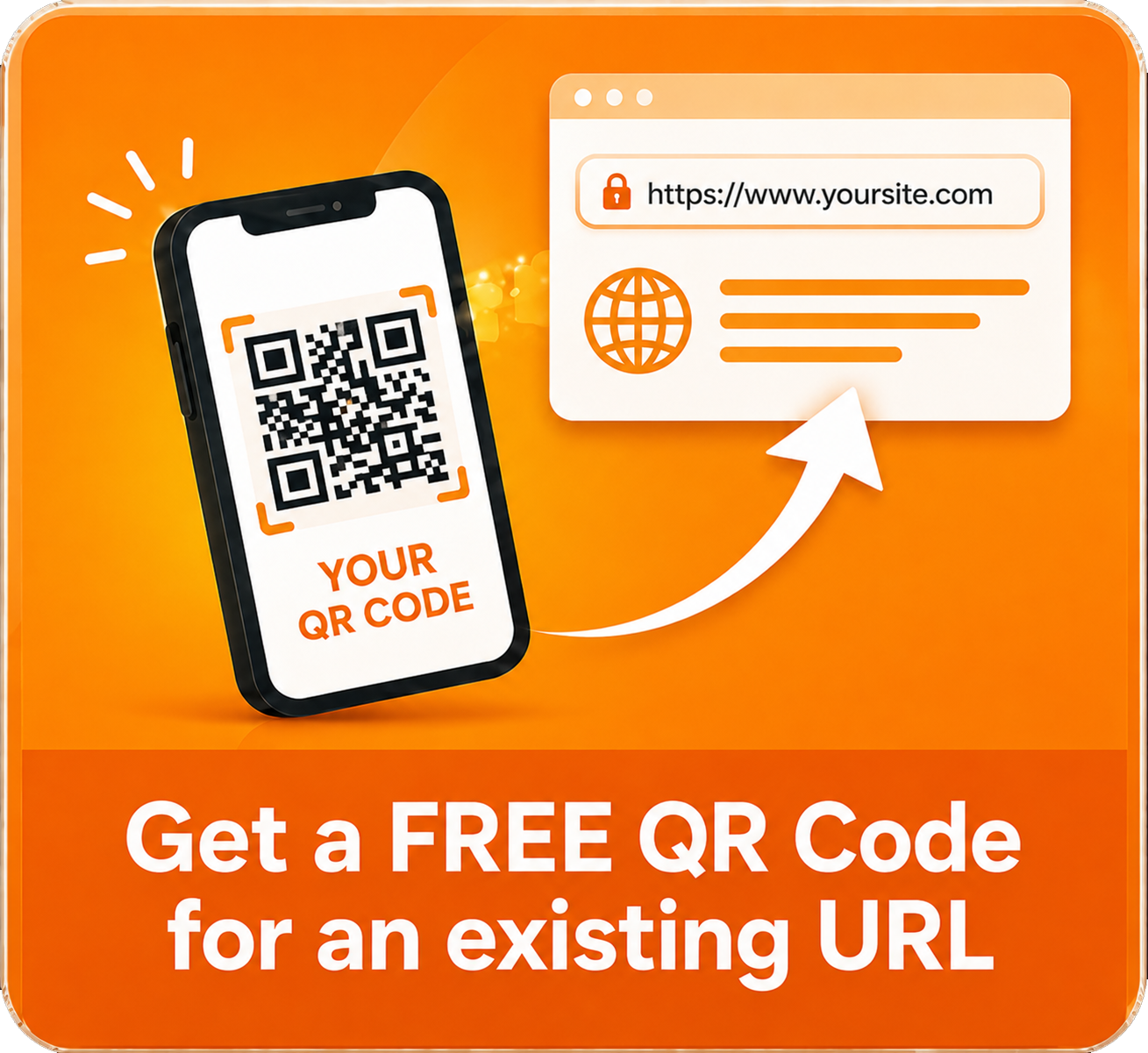 Make a FREE QR Code for my URL